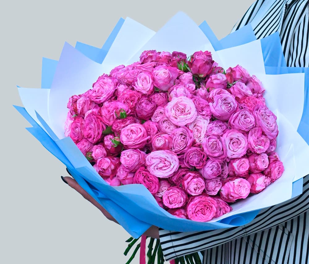Bouquet "Voyage" with peony rose