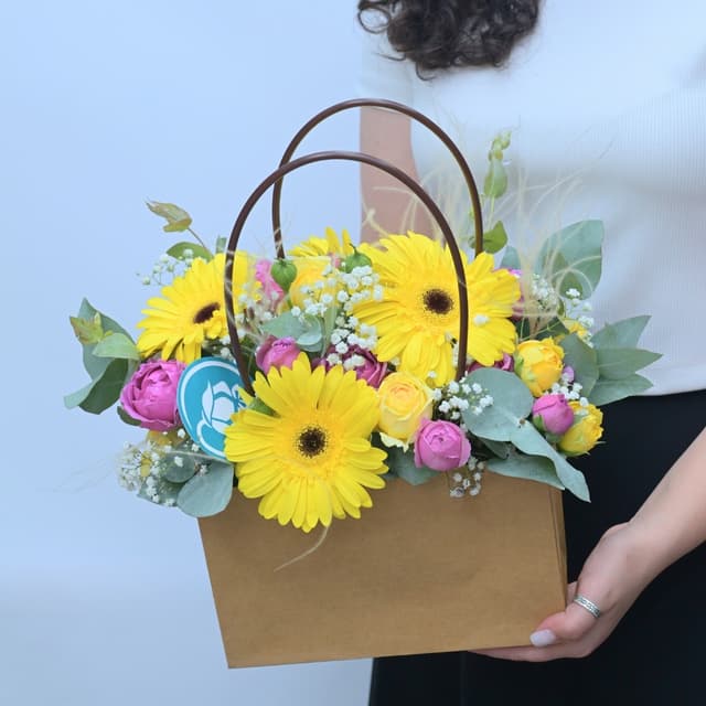Sunny Mood —Պայուսակ Գերբերաներվ