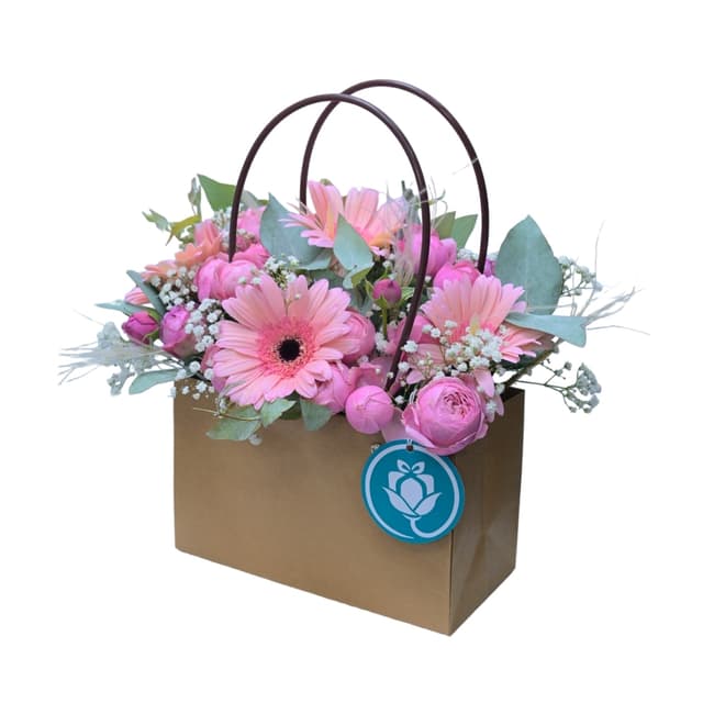 Rosy Picnic — Գերբերաներով պայուսակ
