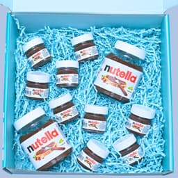 Подарочная коробка с баночками Нутелла