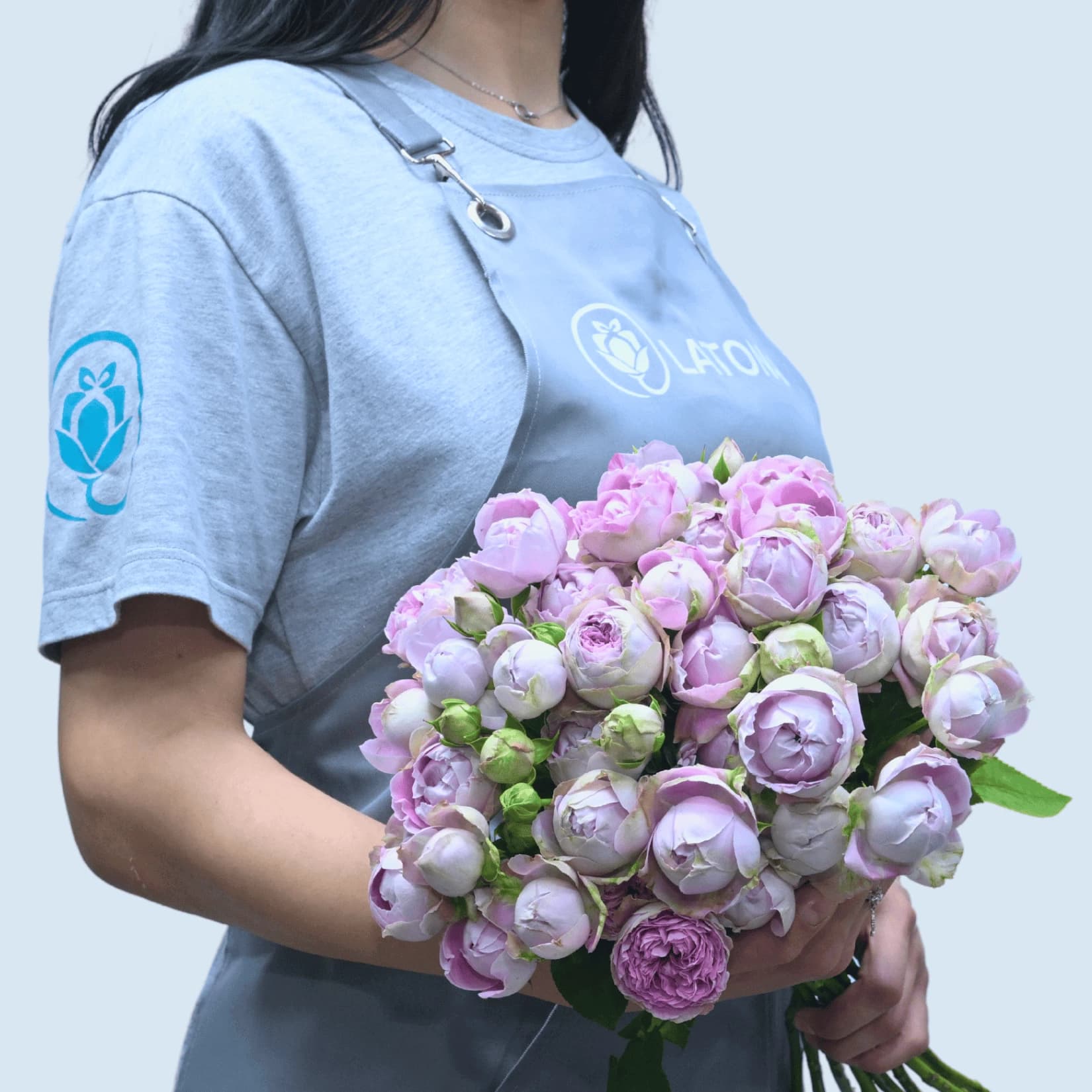 Букет с кустовыми розами Blossom Bubbles