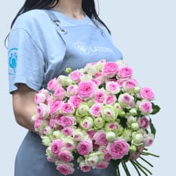 Пионовидная роза Желато 21 веток