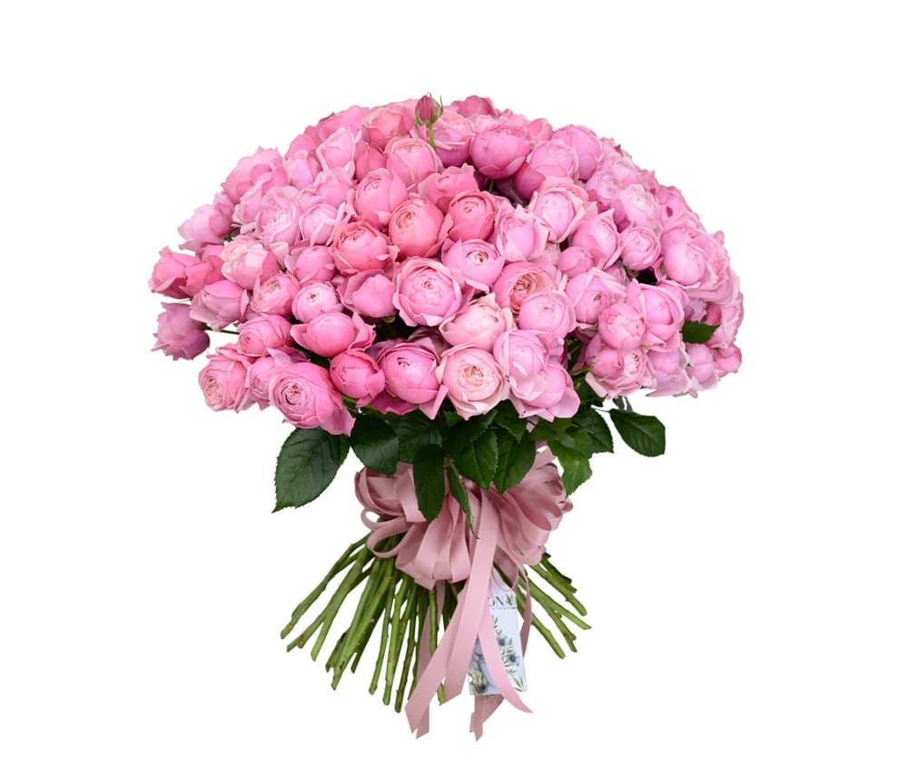 Букет "Silva" с пионовидными розами Silva Pink