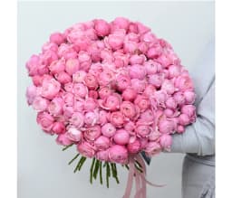 Букет "Silva" с пионовидными розами Silva Pink
