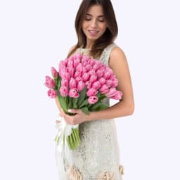 Pink 45 tulips