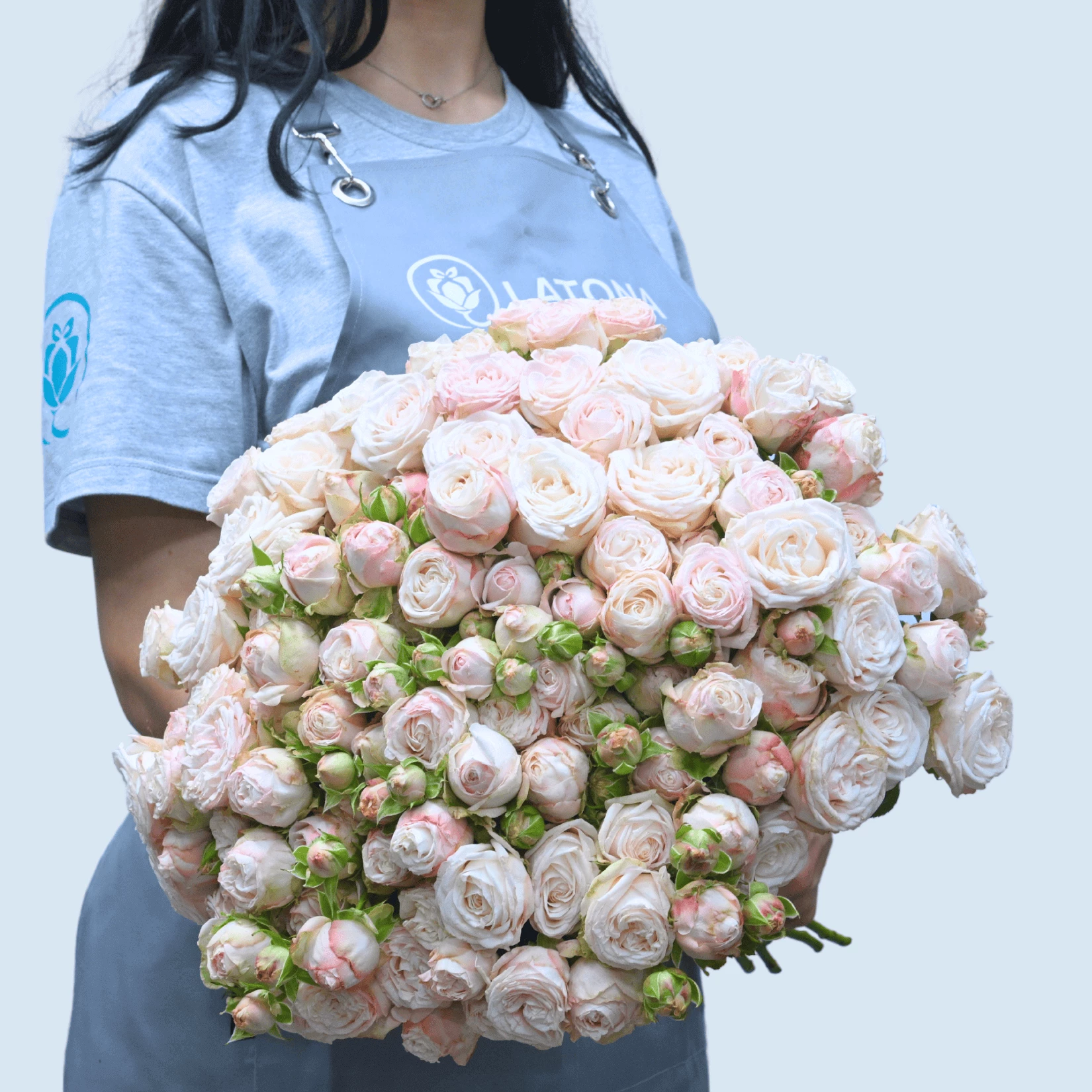 Bombastic peony rose 21 pcs