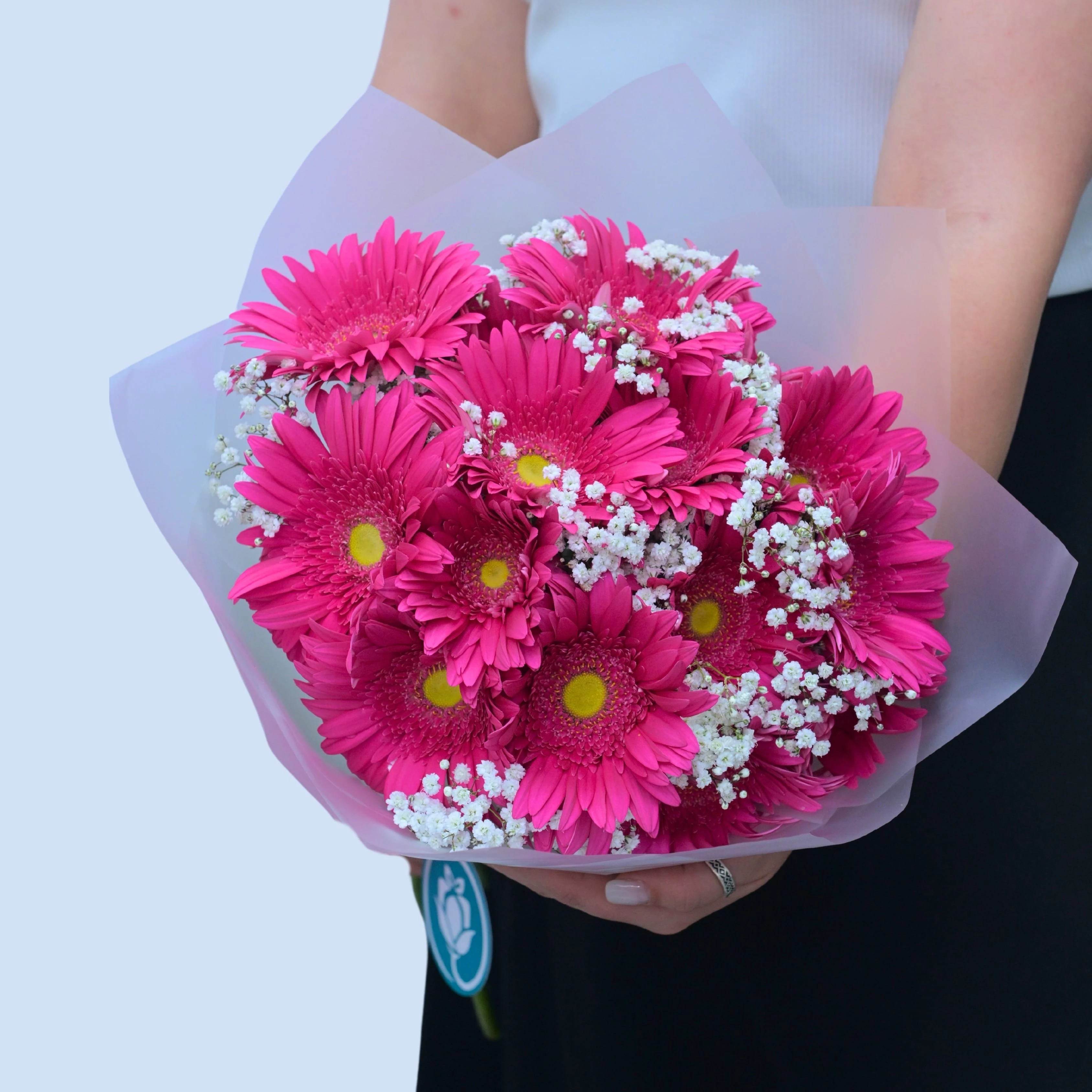 Bouquet with pink Gerberas