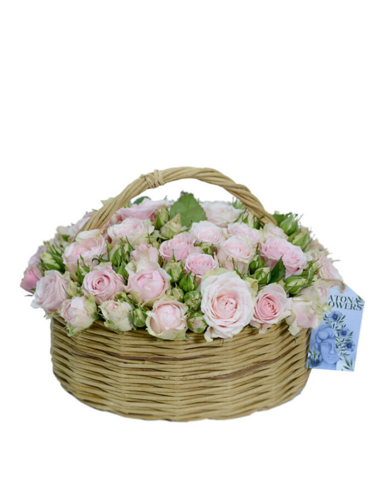 Flower in a Box ‹CHARLOTTE› with peony roses
