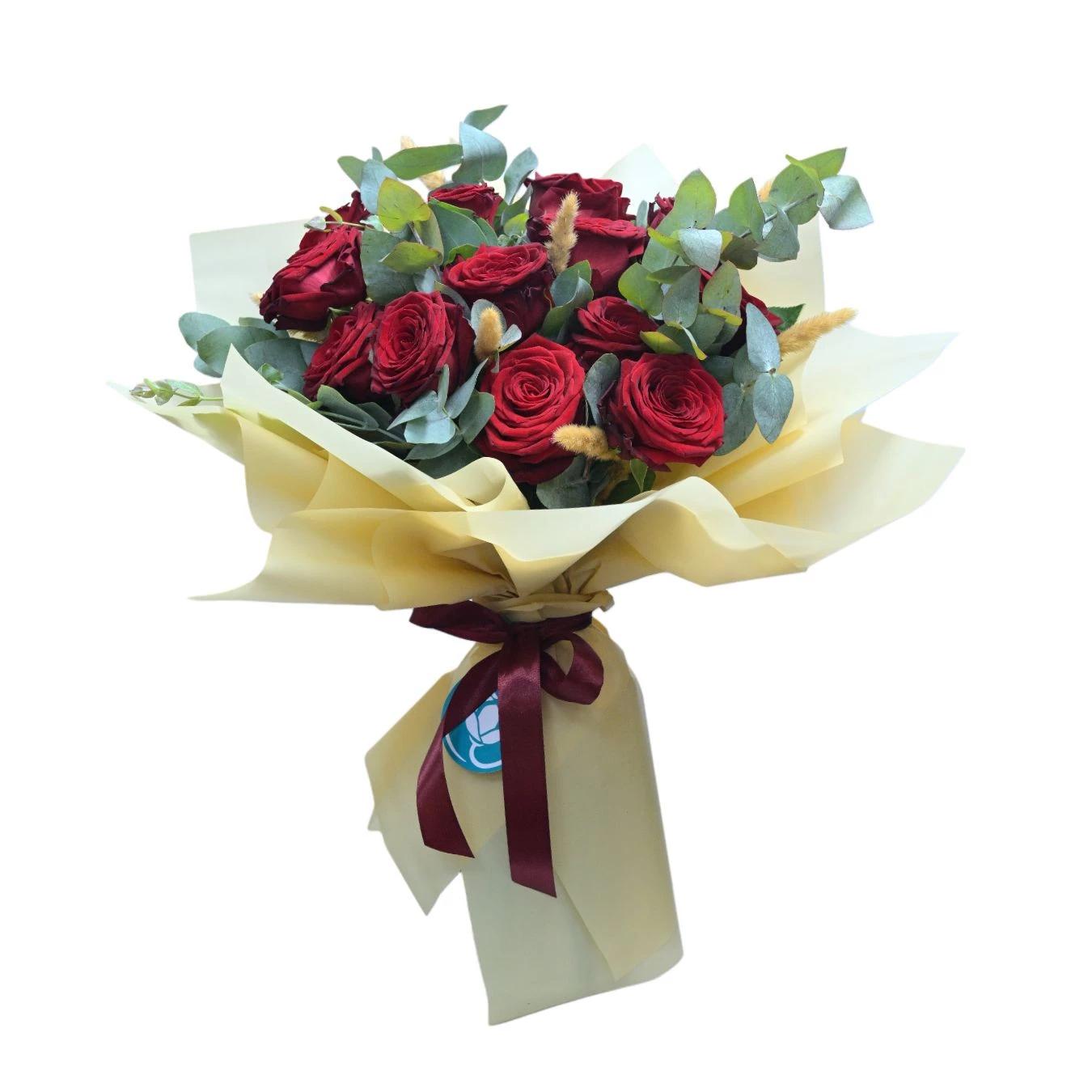 Bouquet RAMADA with red roses and cotton