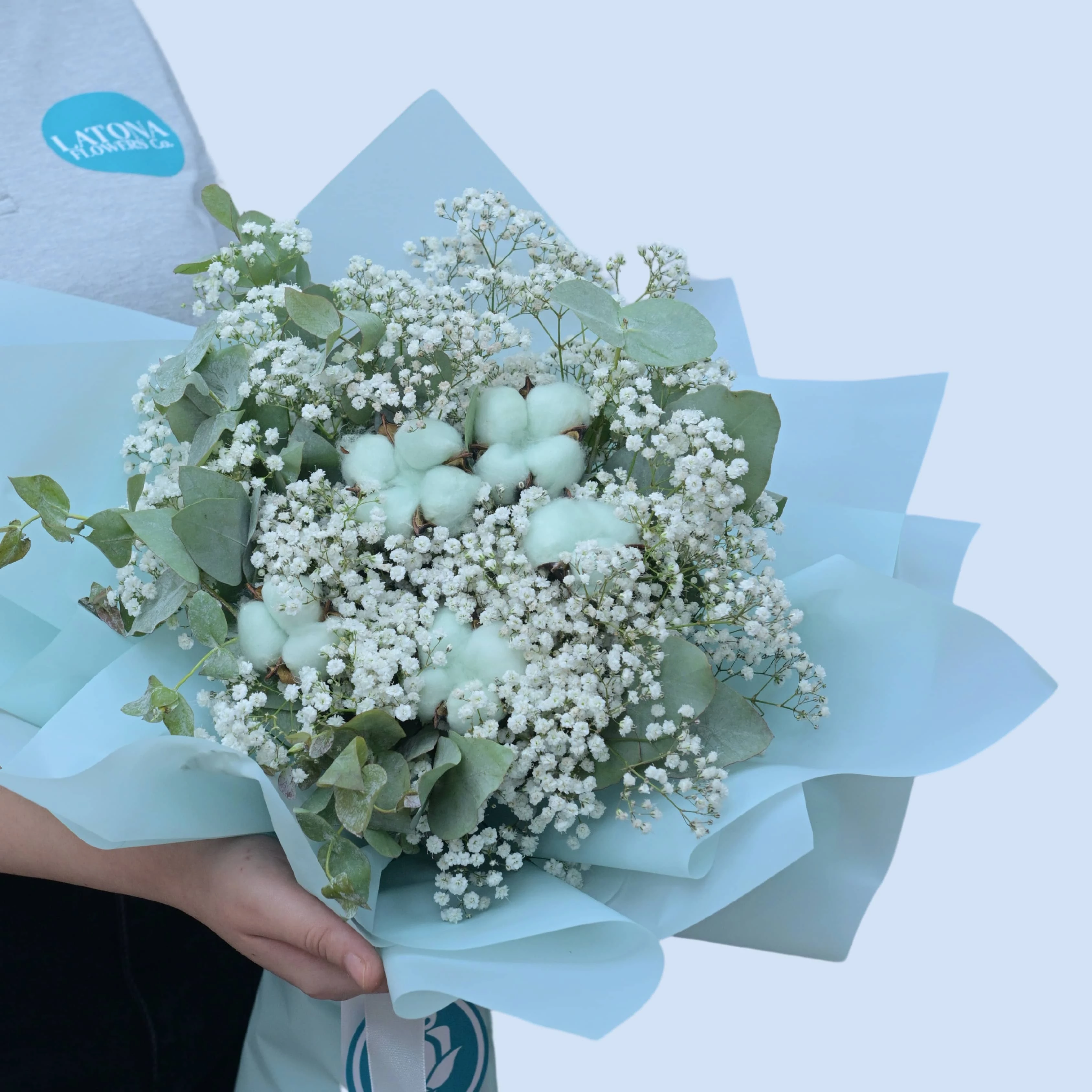 Bouquet CAMBIRA with baby breath flowers