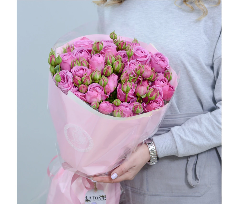 Bouquet SEREN with  peony roses