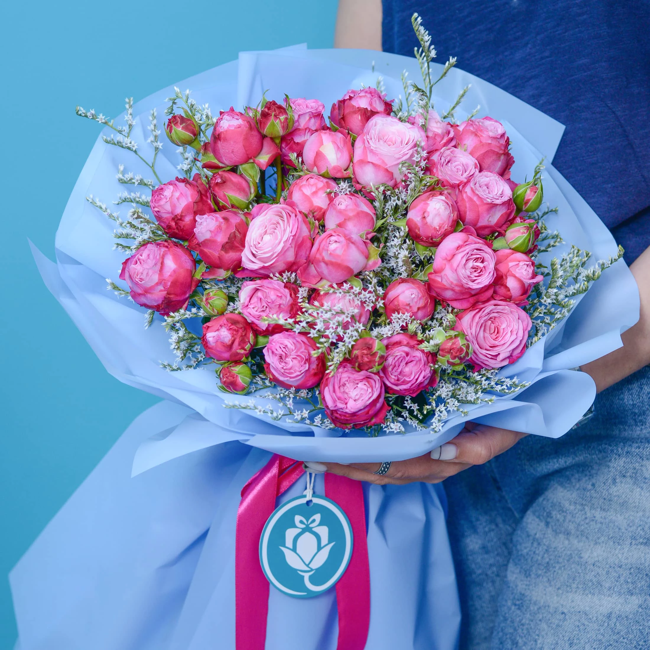 Bouquet MUSH with  peony roses