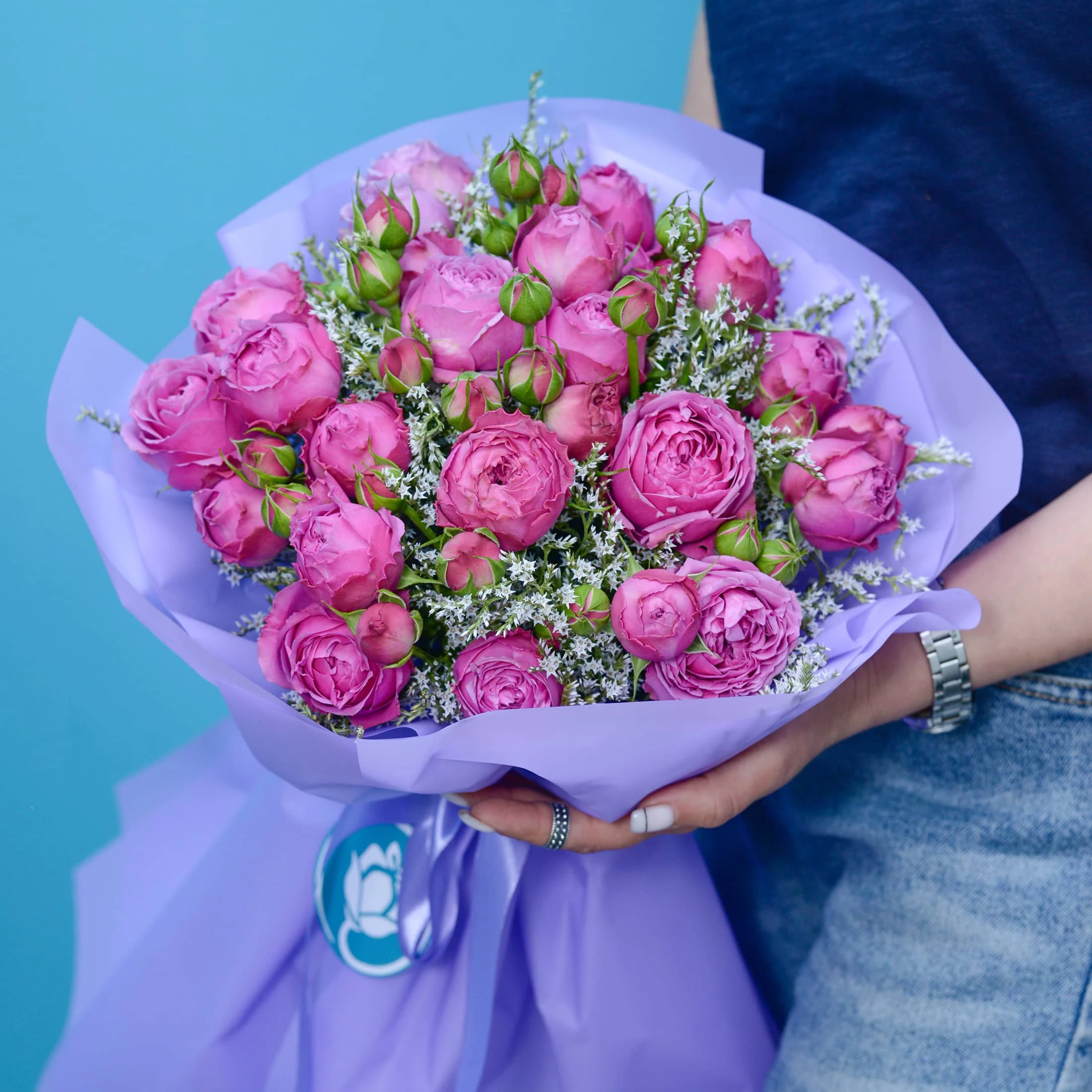 Bouquet METSAMOR with  peony roses