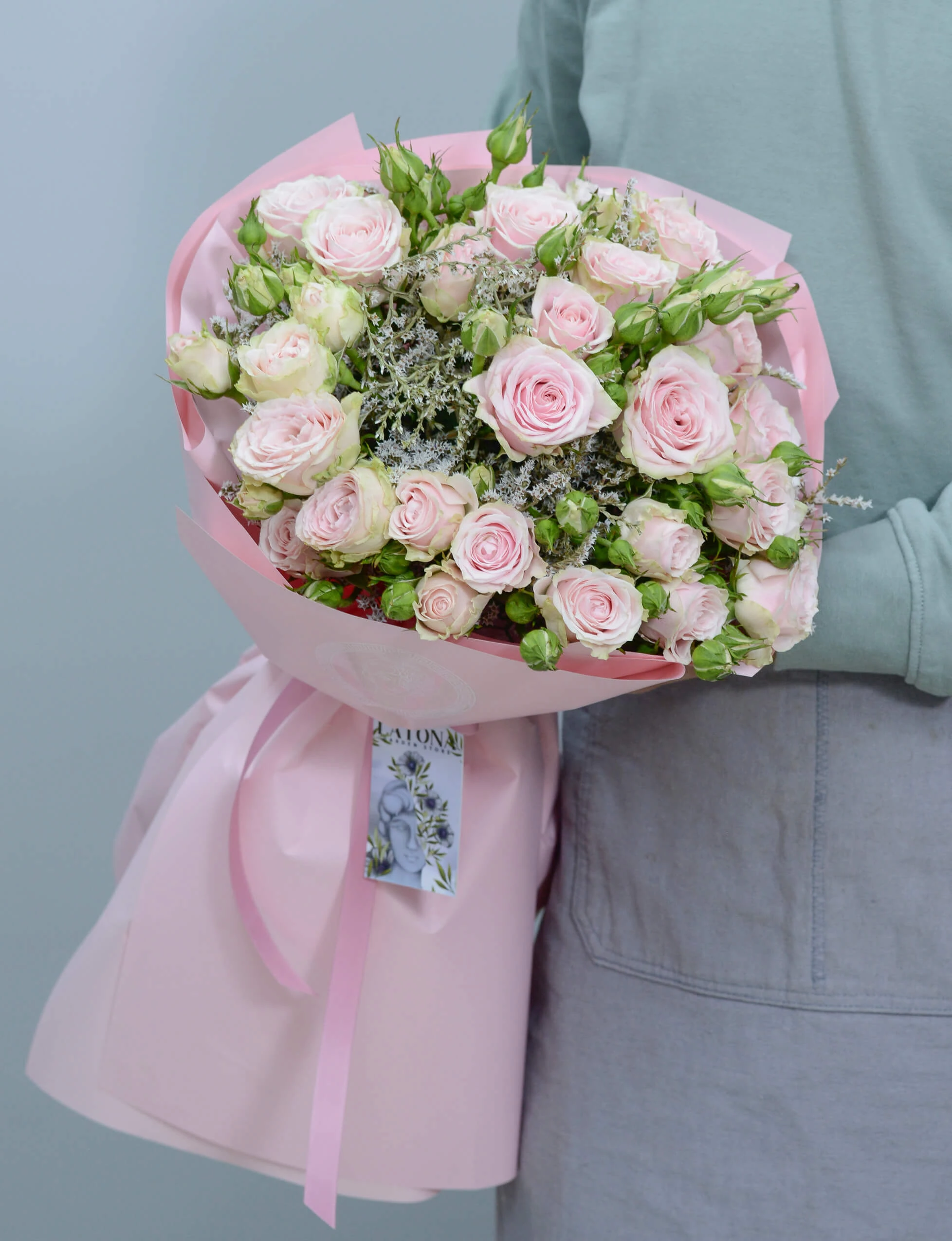 Bouquet ‹CLARA› with peony roses