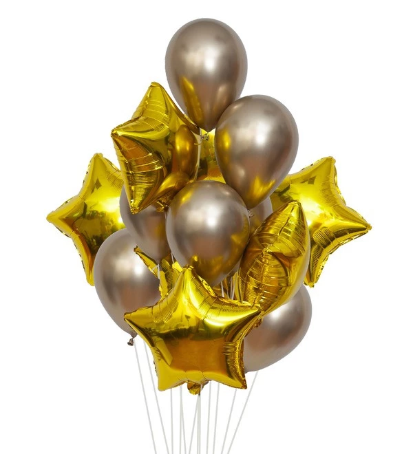 11-Foil Star Balloon Bouquet