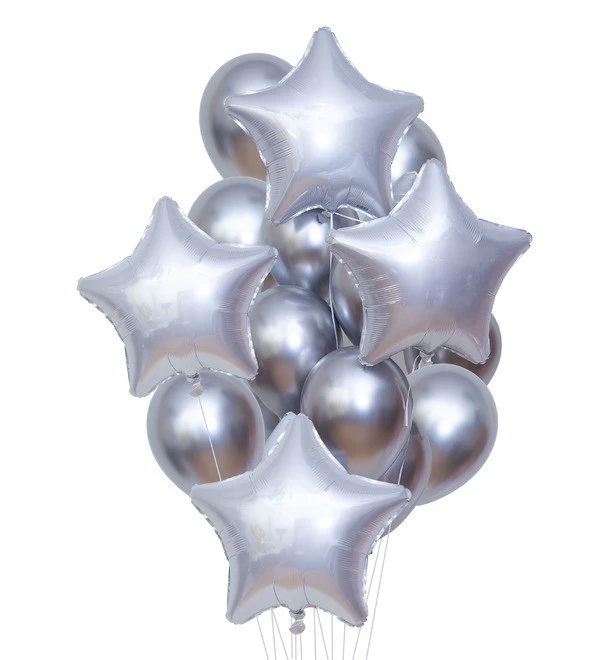 11-Foil Star Balloon Bouquet