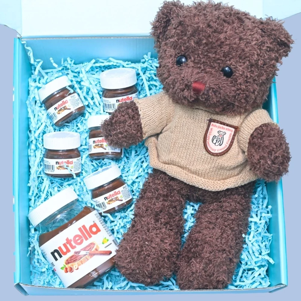 Nutella & Teddy Bear Gift Box