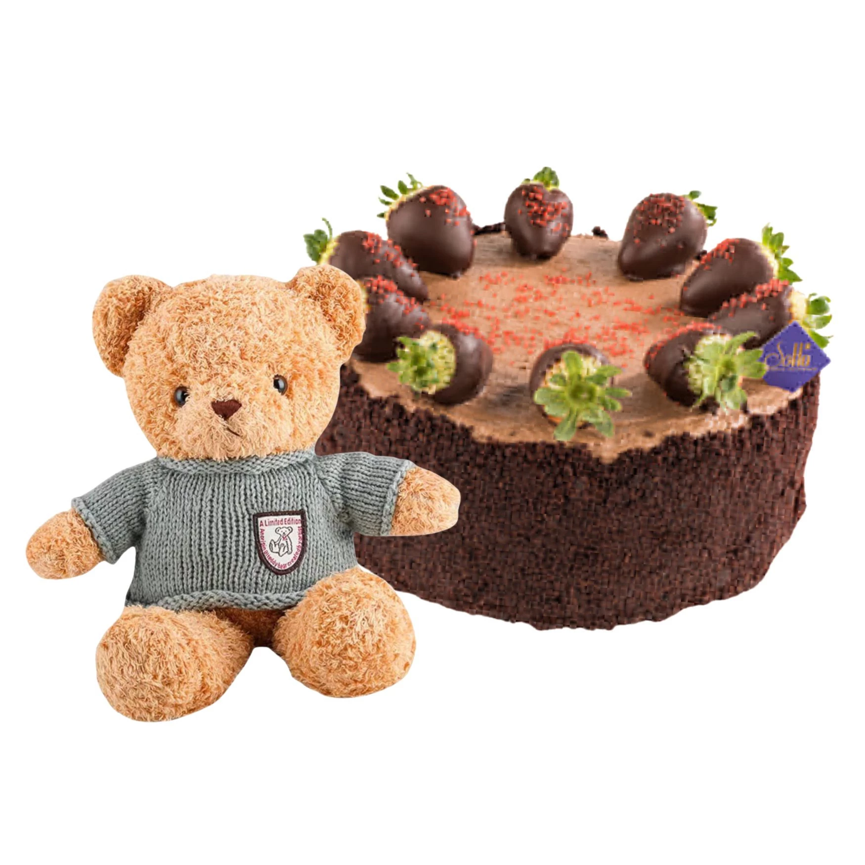 Gift Set SWEET COMBO with bear and cake